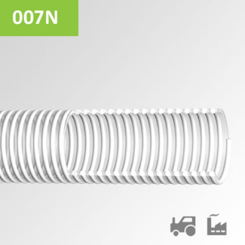 Нетоксичен PVC маркуч смукателен и хран. промишленост - Лек режим 